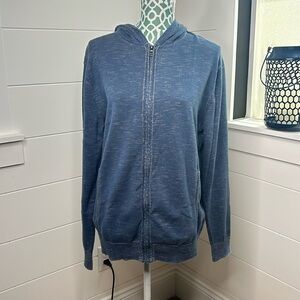Banana Republic Blue Hoodie zip up lightweight